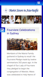 Mobile Screenshot of maristsisters.org